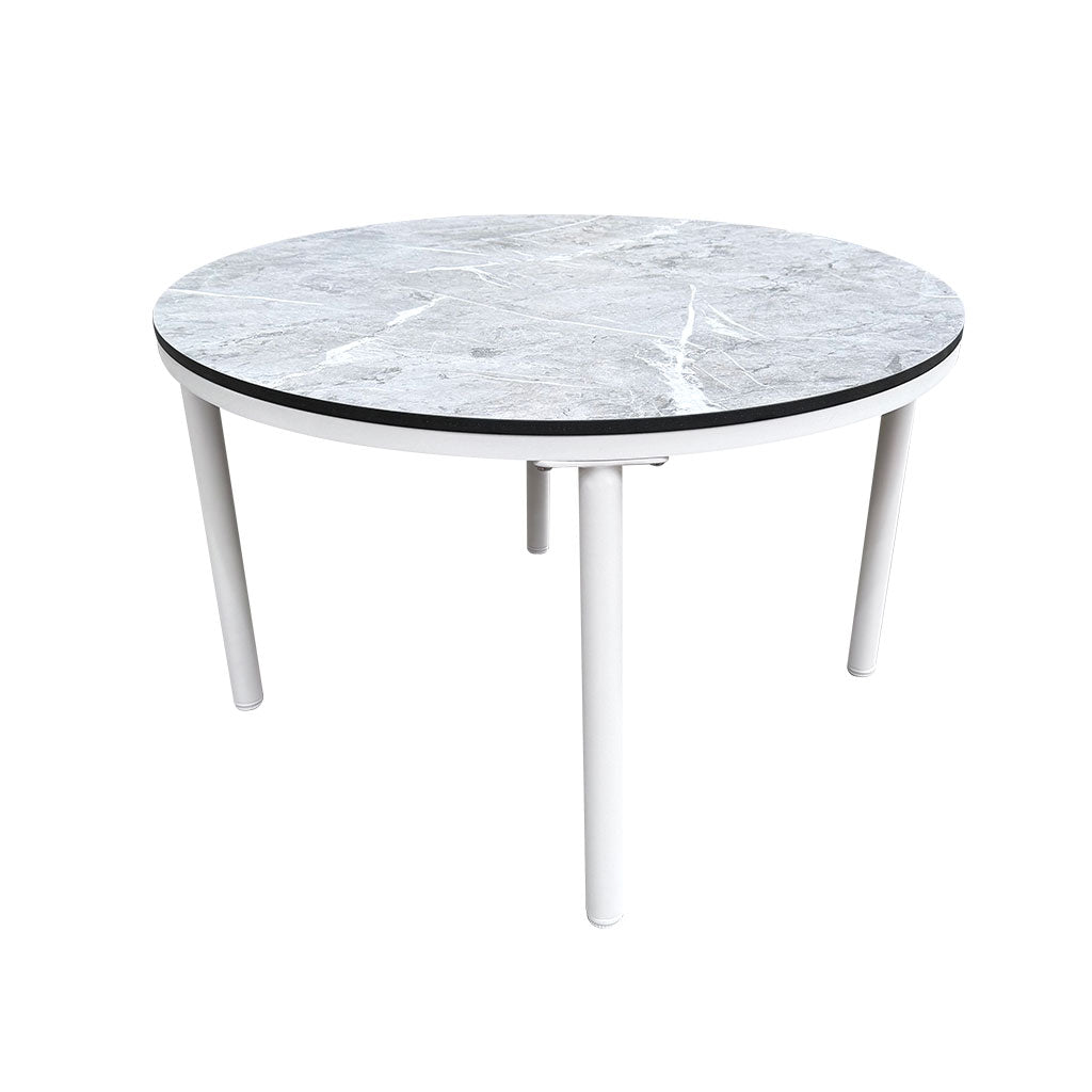 Light Grey Marble Round Table
