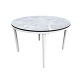 Light Grey Marble Round Table