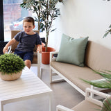 Outdoor Lounge Set - White