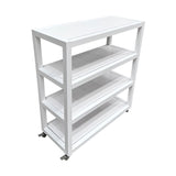 Outdoor 4 Shelf Unit - White