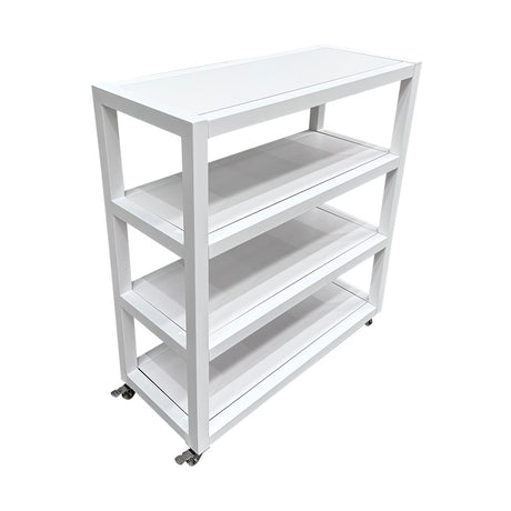 Outdoor 4 Shelf Unit - White