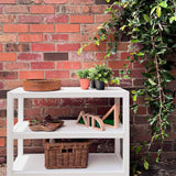 Outdoor 3 Shelf Unit - White