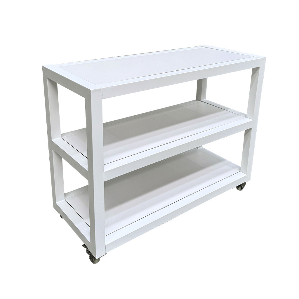 Outdoor 3 Shelf Unit - White