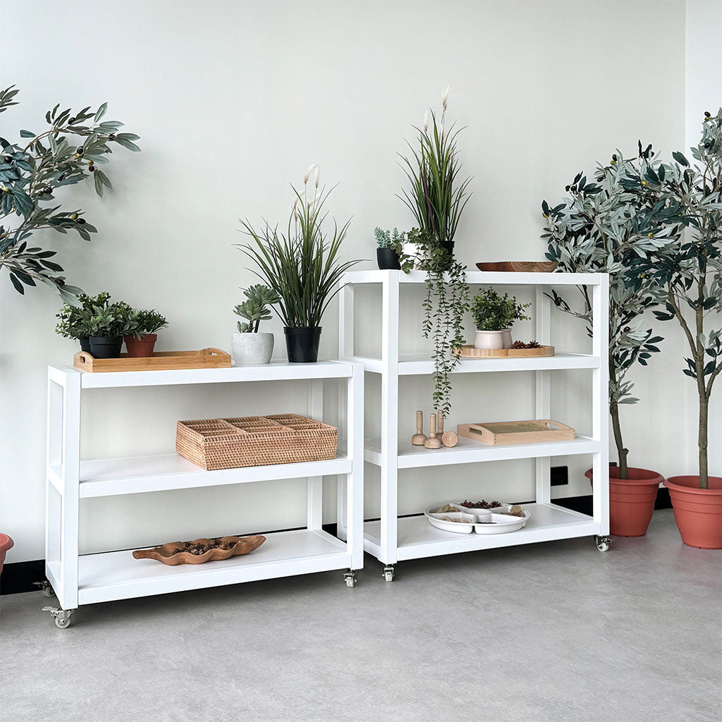 Outdoor 3 Shelf Unit - White