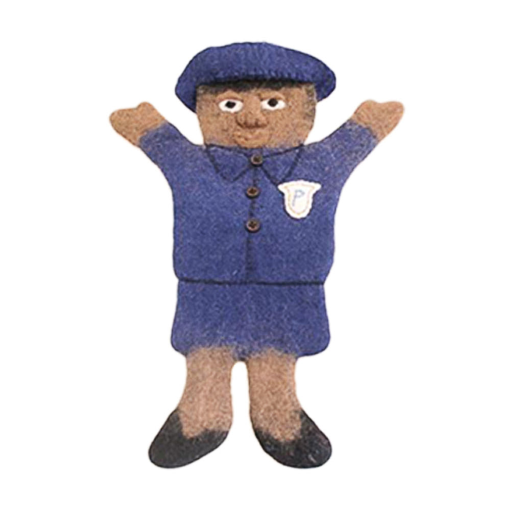 Police Woman Hand Puppet