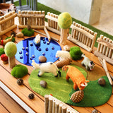 Felt Farm Animals - Set of 9