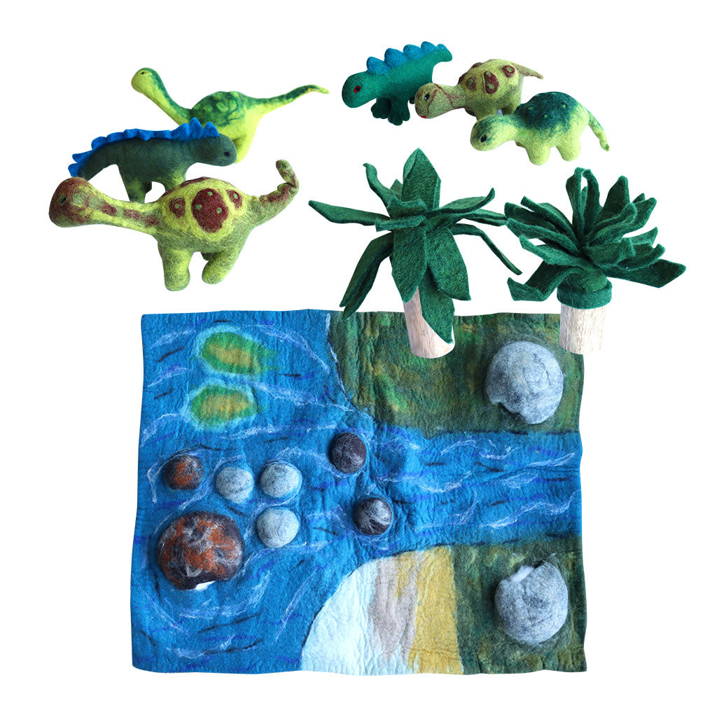 Felt Dino Play Set