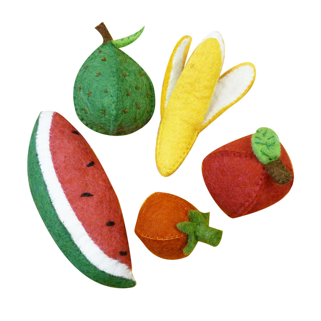 Felt Fruit - Set of 5