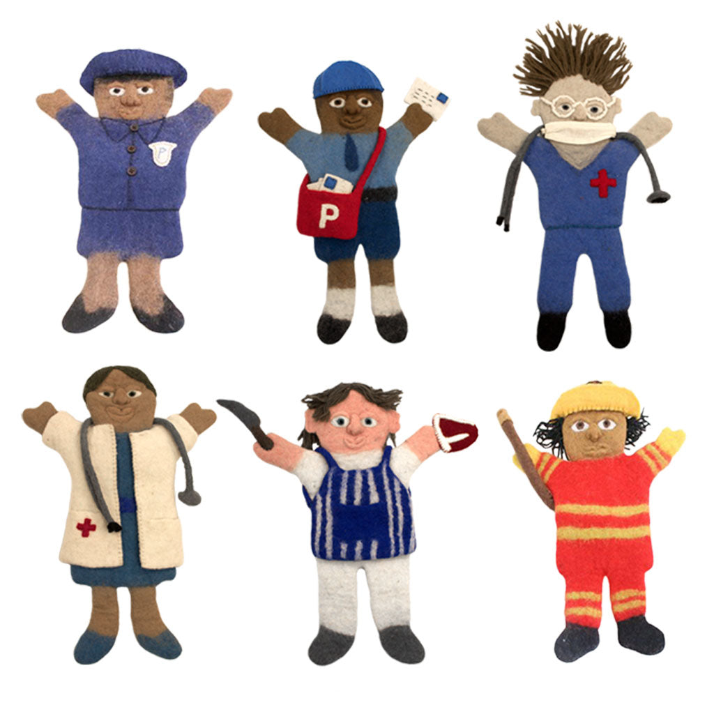 Occupation Hand Puppet - Set of 6