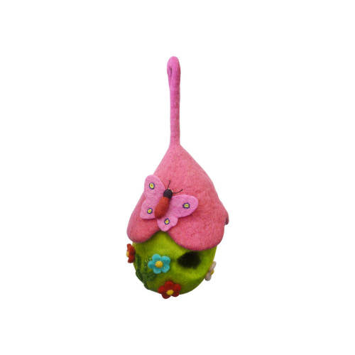 Felt Butterfly Bird House