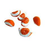 Felt Orange - 6pc