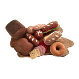 Deluxe Bread Set on Teak Slice