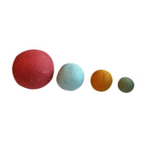 Earth Felt Balls Varied - 4pc