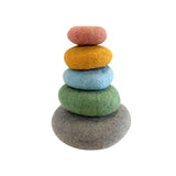 Earth Felt Stacking Pebbles - 5pc