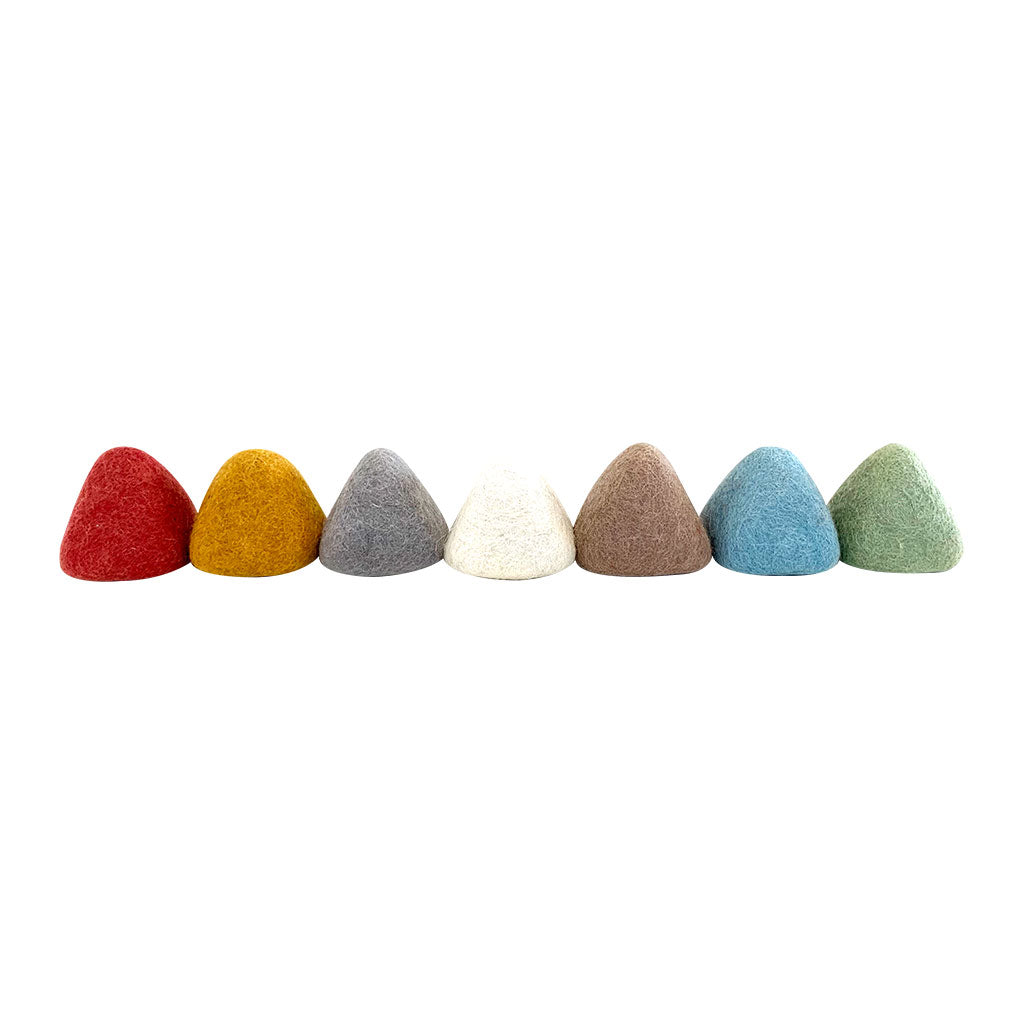 Earth Felt Pyramids - 7pc