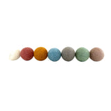 Earth Felt Balls 5cm - 7pc