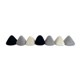 Achromatic Felt Pyramids - 7pc