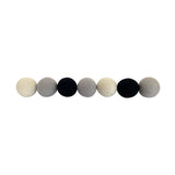 Achromatic Felt Balls 5cm - 7pc