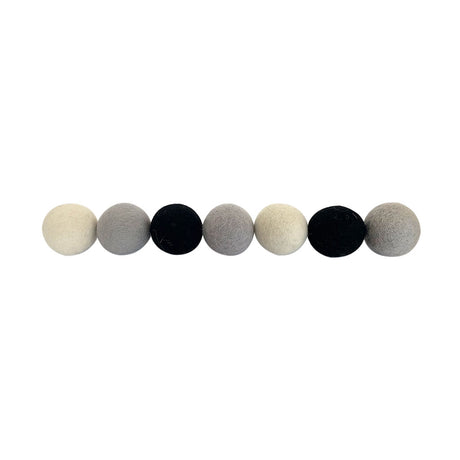 Achromatic Felt Balls 5cm - 7pc