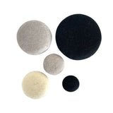 Achromatic Felt Stacking Pebbles - 5pc