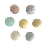 Pastel Felt Balls 5cm - 7pc