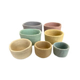 Pastel Felt Nesting Bowls - 7pc - Educating Kids