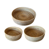 Rattan Nested Basket Set - 3pc