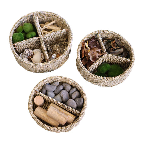 Sorting Basket Set - Seagrass - 3pc