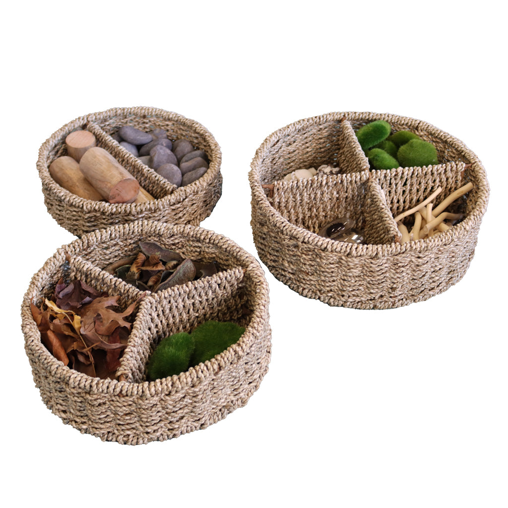 Sorting Basket Set - Seagrass - 3pc