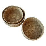 Round Basket Set - Seagrass - 3pc