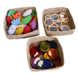 Square Basket Set - Seagrass - 3pc