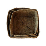Square Basket Set - Seagrass - 3pc