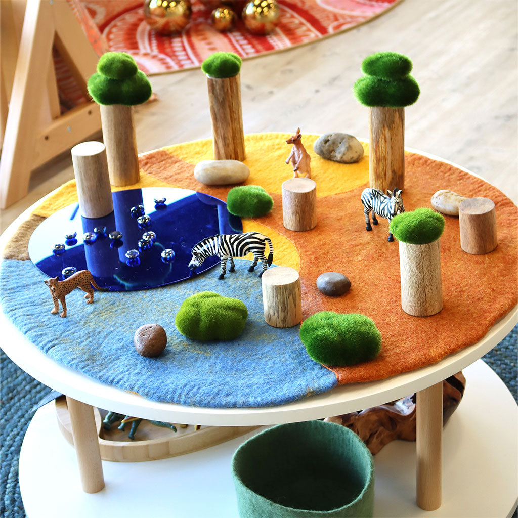 Orange Outback Playmat 70cm D