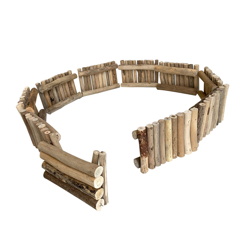 Small World Wooden Fence Set - 10pc