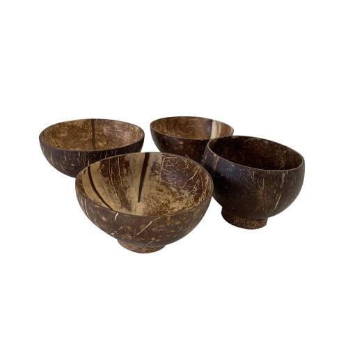 Coconut Bowl Set - 4pc