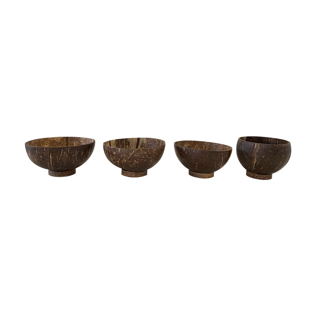 Coconut Bowl Set - 4pc