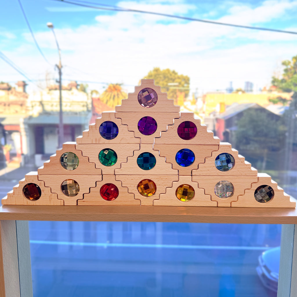 Dutch Step Cables Gem Blocks - 16pc