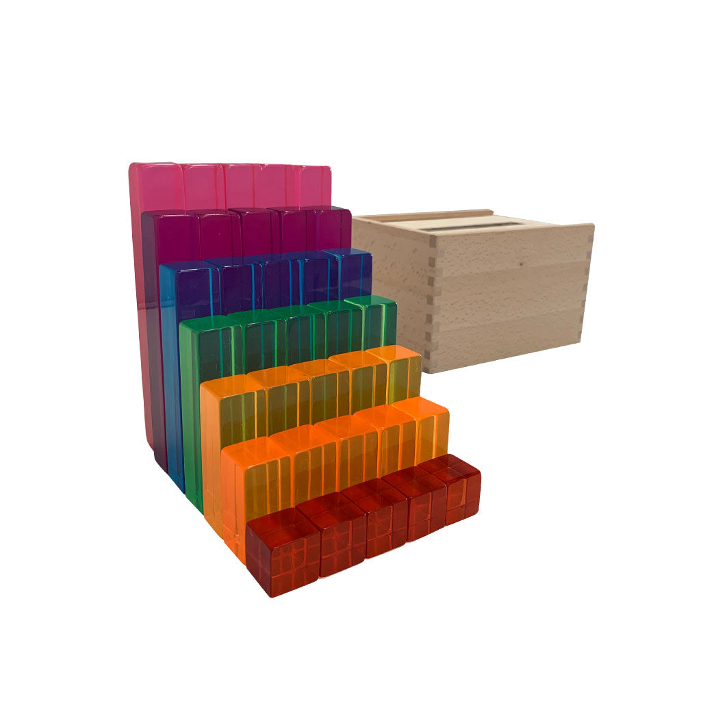 Lucite Step Block Set - 35pc