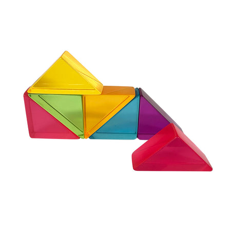Large Lucite Triangles - 24pc