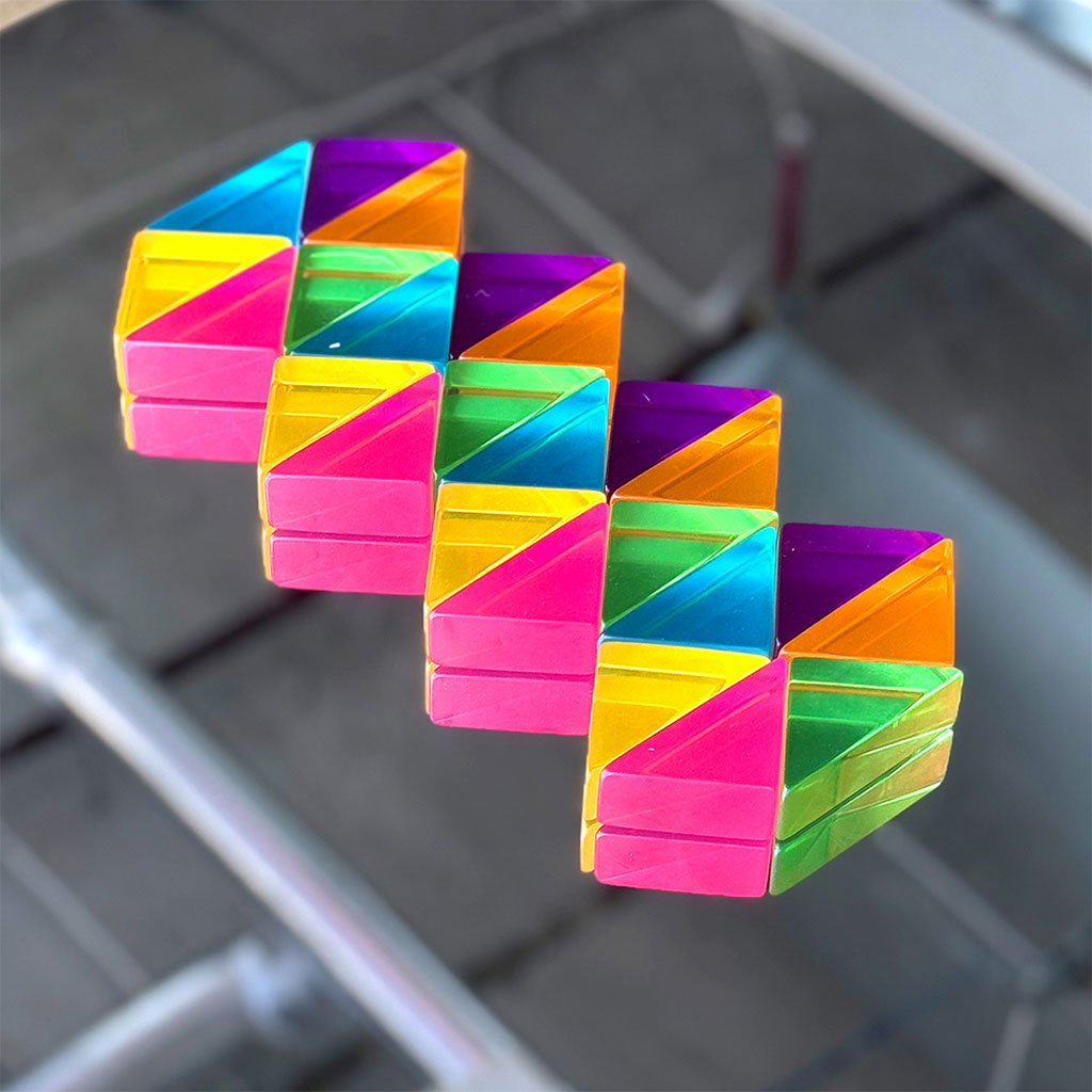 Large Lucite Triangles - 24pc