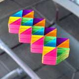 Large Lucite Triangles - 24pc