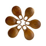 Wooden Moon Scoops - 6pc