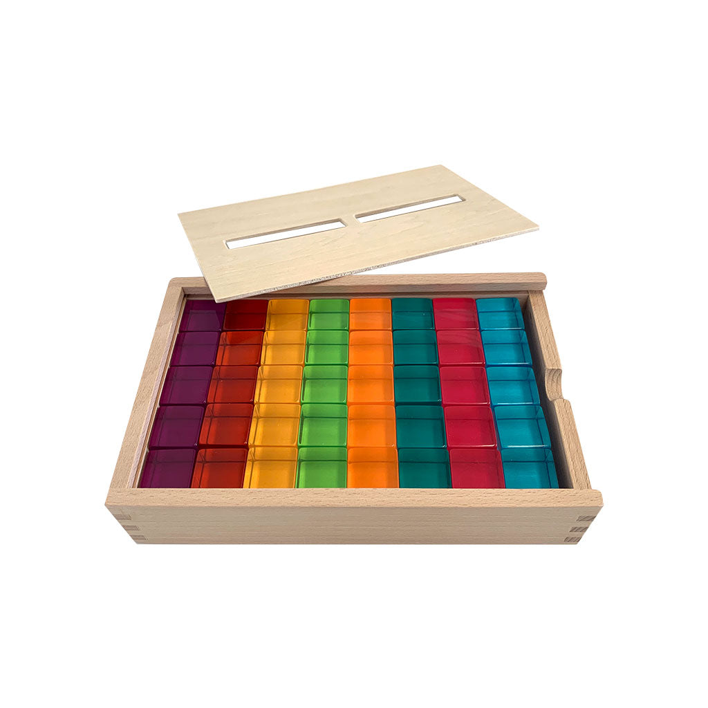 Lucite Block Cube Set  - 40pc