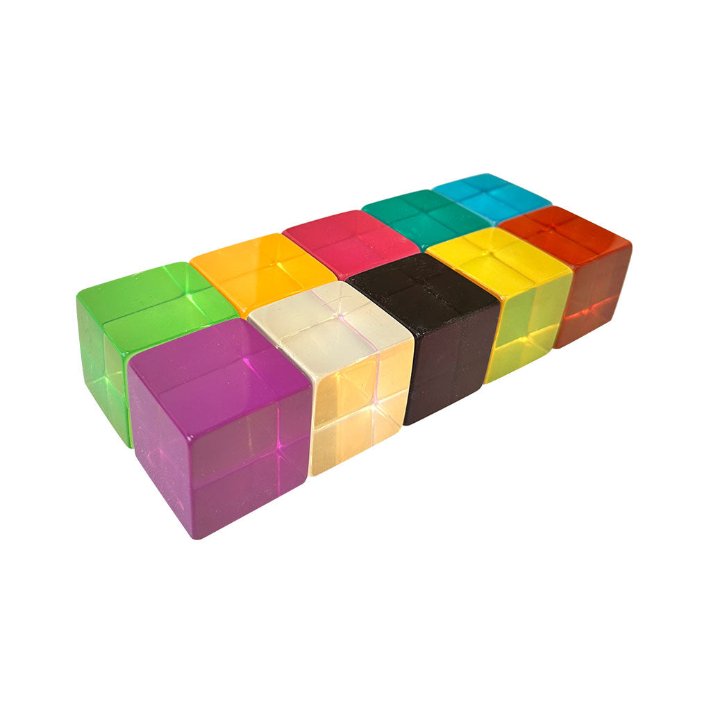 Phatt Lucite Cubes - 10pc
