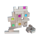 Wooden Hashtag Building - Set of 22