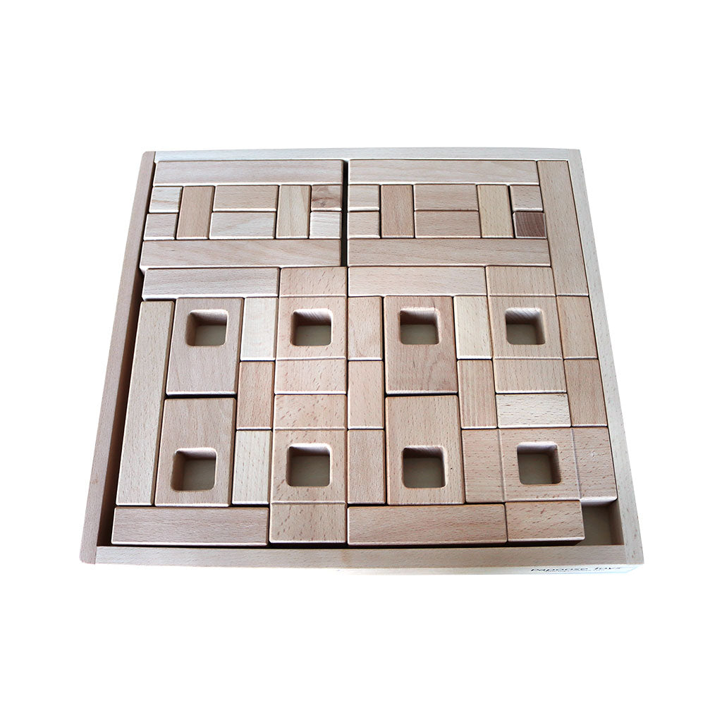 Wooden Hashtag Building - Set of 22