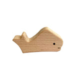 Wooden Sea Animal Figurines - 6pc