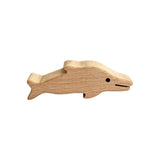 Wooden Sea Animal Figurines - 6pc