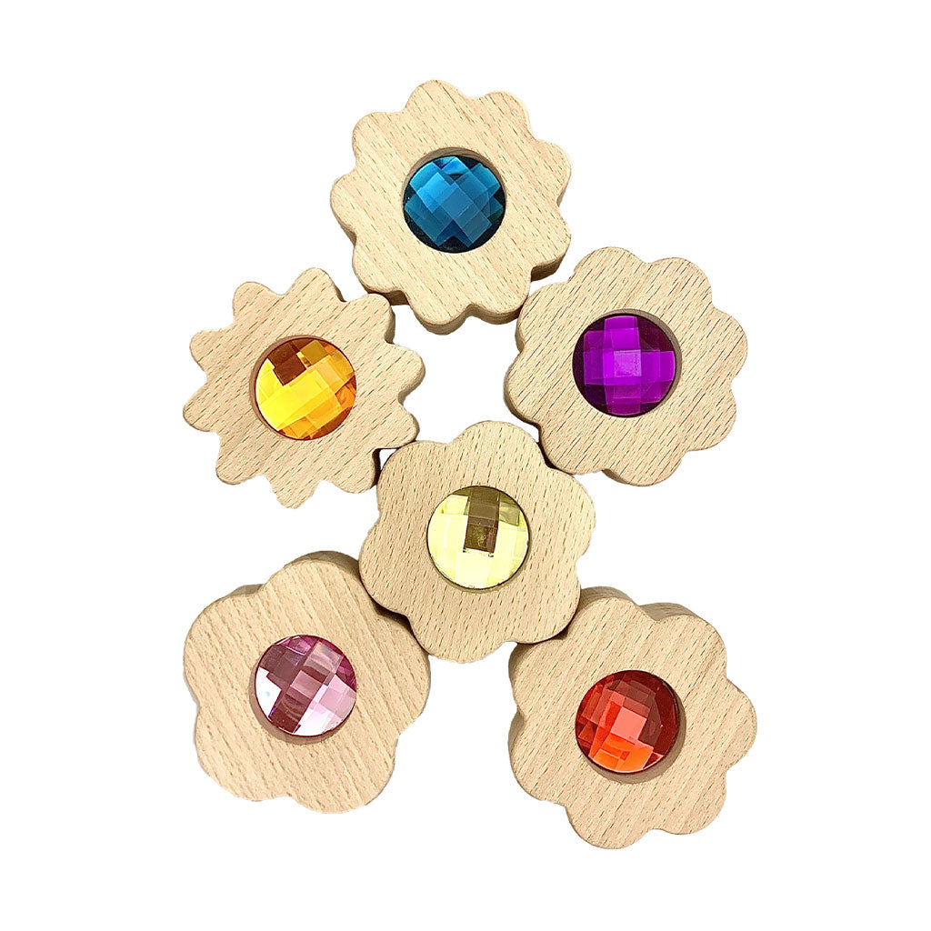 Gem Flowers - 6pc