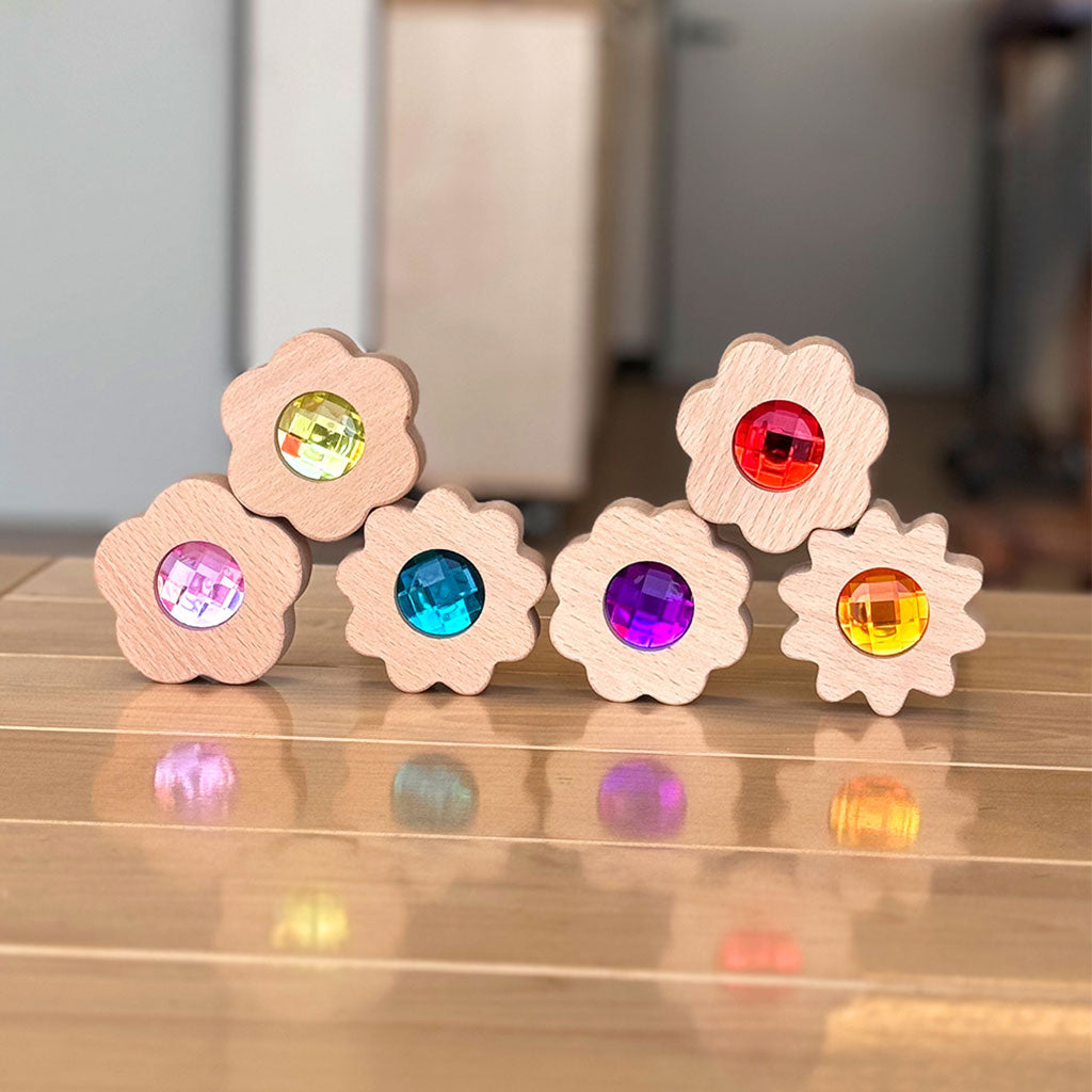 Gem Flowers - 6pc